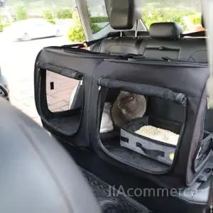 켄넬 대형 강아지 이동가방 고양이 차량용 케이지