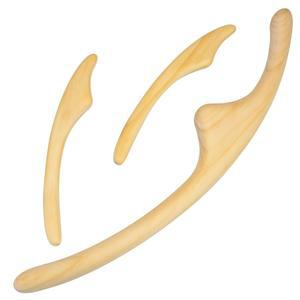 편백나무 괄사 얼굴 바디 표면 바디쉐이핑 스틱 튜토리얼 페이스 마사지기 도구