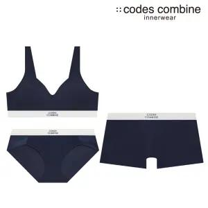 [코데즈컴바인이너웨어](강남점)네이비 스포츠 커플세트 (CEWBR213NY+CEWBP213NY+CEMDR213NY)