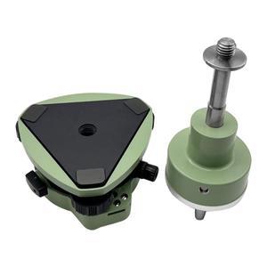 광학 구심이 포함된 인기 녹색 3조 삼중기 + GPS 측량용 5/8 스레드가 있는 높은 어댑터
