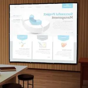 고품질 이동형 빔프로젝터 스크린240x180cm 회의용 스크린 (WFB9F93)