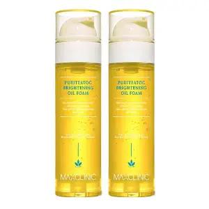 맥스클리닉 퓨리티톡 브라이트닝 오일 폼 클렌저 110g 2개