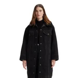 [롯데백화점]리바이스 여성 오버핏 롱 패디드 쉐르파 자켓 A87530012