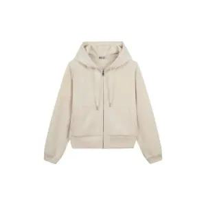 [롯데백화점]프로젝트엠 여성 오버핏 코듀로이 벨루아 본딩 후드집업 EPF4TC2822