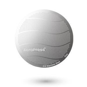 에어로프레스 스테인리스 스틸 재사용 가능 필터 - 표준 커피 메이커용 금속 필터, 1팩, 1필터