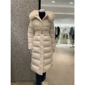 [갤러리아] [JRCE2PD063 [폭스퍼 벨티드 롱 구스다운]