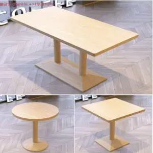 원형 테이블 바테이블카페 식탁 우드슬랩 식당 식탁