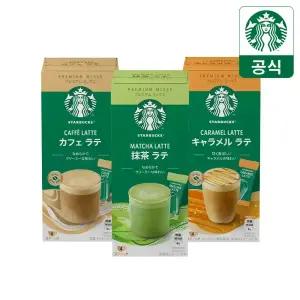 [무배] 스타벅스 프리미엄 믹스 라떼 4T x 3개 카라멜라테/카페라테