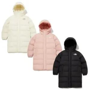 노스페이스 키즈 롱패딩 뉴 퍼피 코트 NJ3NP50
