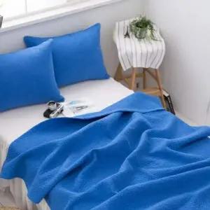 [골드스마일]기획전) 베이직 (여름이불 퓨어블루 순면워싱여름이불