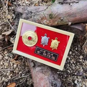 고품질 행운 재물 은거북 금거북 오엔 작은선물 재물운 금전운 거북 (WFFKPJ8)