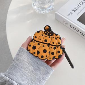 삼성 갤럭시 버즈3 프로 보호용 3D 놀이 호박 모양 소프트 실리콘 이어폰 케이스