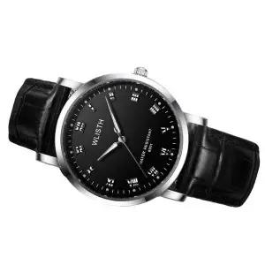 [골드스마일]TC 메탈 가죽 패션 워치 손목 시계 남자 방수 선물 공용 심플시계