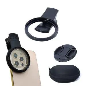 [하프클럽/]네일아트 빛반사 촬영 별빛 렌즈 휴대폰 장착용 집게