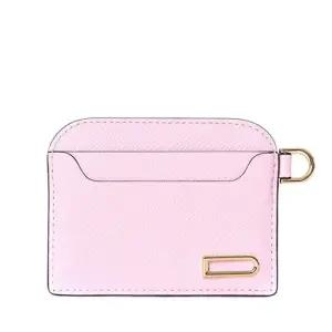 [명품] 알피나 래더 금장 D 로고 배가본드 더블 카드 홀더AB0648BKN0 AZADG