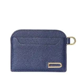 [명품] 알피나 래더 금장 D 로고 배가본드 더블 카드 홀더AB0648BKN0 AZBDG