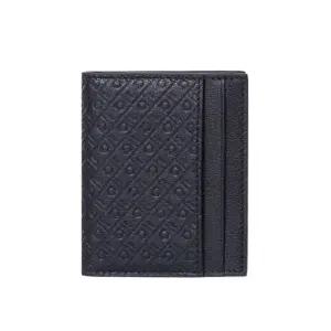[명품] 페라가모 엠보스드 간치니 패턴 더블 카드지갑 블랙66 1570 0780074