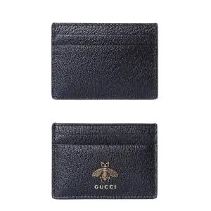 [명품] 앤틱골드 애니멀리에 꿀벌패치 더블 카드지갑 블랙523685 DJ20T 1000