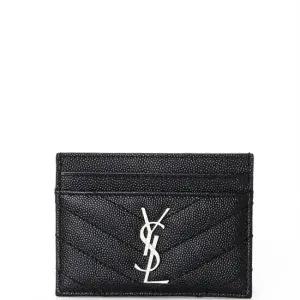 [명품] 4CC 모노그램 카드지갑 10 블랙 실버 423291 BOW02 1000