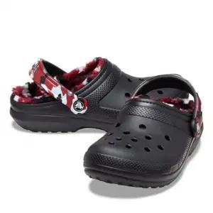 [크록스] 키즈 클래식 라인드 카모 클로그 K 208091-063 블랙 / 유아 초등학생