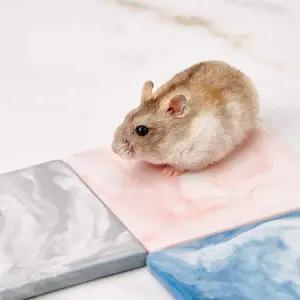 [골드스마일]햄스터 도자기 쿨매트 곰돌이 고슴도치 여름 둣자리