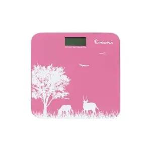 아이워너 전자식 체중계 KS-1070 핑크 체중 강화유리 몸매 무게측정 여름