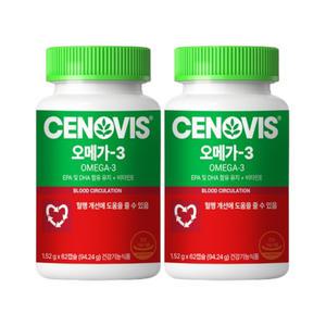 세노비스 오메가-3 (62캡슐/31일분), 2개