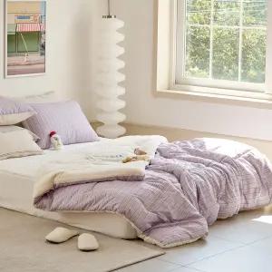 [모던하우스] ON 젤라또극세사 퀸 차렵이불 라벤더st+아이보리