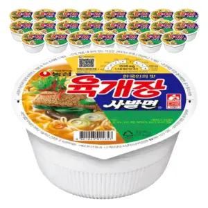 농심 육개장사발면 86g, 24개