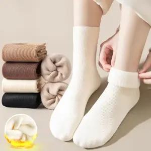 [5+5] 소프트윈터 기모안감 보온양말 (총 10켤레세트)