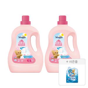 스너글 초고농축 섬유유연제 실내건조 멜로우선샤인 4L, 2개+증정(섬유유연제 블루스파클 플러스 100ml, 1개)