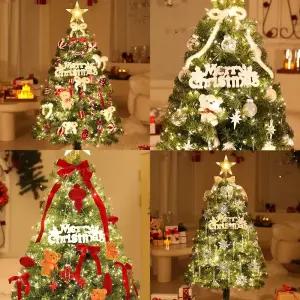 크리스마스 트리 풀세트 리모컨+전구장식+오너먼트+트리나무 1.2M~1.8M 디자인/크기 택
