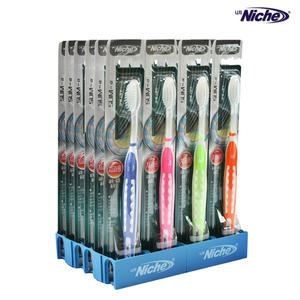 듀아드 니치 슬림 알파칫솔 24개/치과용/미끄럼방지/미세모/치솔