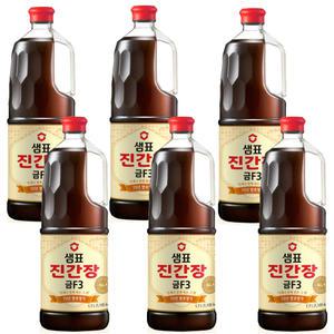 샘표 진간장 금F3 1.7L 6개//양조간장
