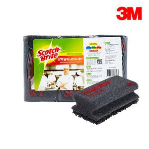 3M 스카치브라이트 강력블랙스펀지수세미 6개입