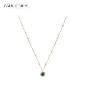 폴브리알 [SILVER] PGSN005S 탄생석 목걸이 (5월 에메랄드)