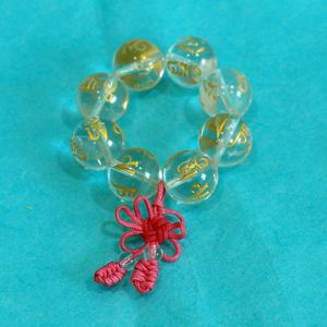 수정 손가락 단주 - 불교악세사리/염주/염주팔찌