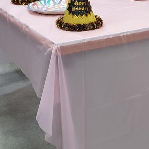 [파티공구]비닐 식탁복 일회용 테이블보 파티 이벤트 핑크