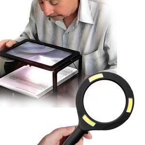 LED북라이트 돋보기 확대경. 접이식/손잡이형