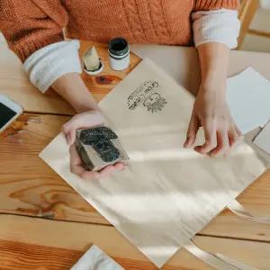 아일렌 DIY 무지 에코백 만들기 튼튼한 면가방 가방 꾸미기