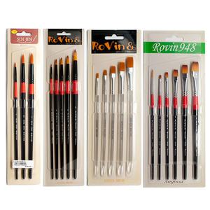 세트 수채화붓 모음전 3본 4본 5본 둥근 납작 그림붓 pop