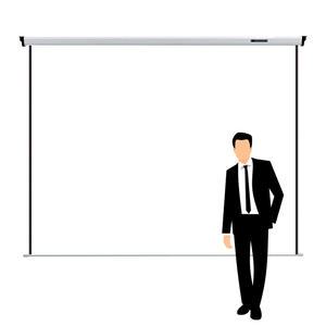 YC 3미터 150인치 자동감김 수동 화면크기 3000x2400mm 빔프로젝터 버퍼 롤스크린 빔프로젝트 빔스크린