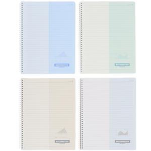 모닝글로리 5000 A4 수학 스프링노트-A4좌철 수학전용 공책-색상랜덤 오답노트 연습장