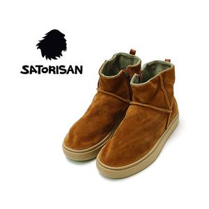 [사토리산](센텀시티점)천연 소가죽 머라키 로우 스웨이드 미드브라운 부...