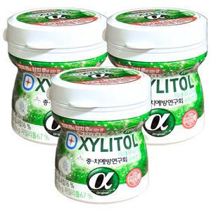 롯데제과 6000자일리톨알파용기x3개