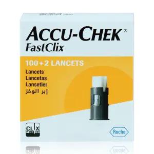 로슈 아큐첵 패스트클릭스 채혈침 102개입 채혈바늘 자동란셋