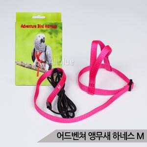 어드벤쳐 앵무새 하네스 M 중대형 뉴기니아 회색앵무