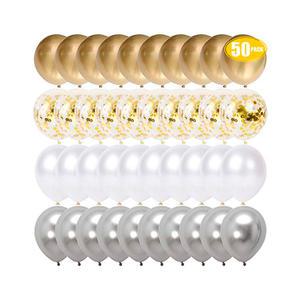 혼합 파티풍선 50개 세트 파티용품 이벤트 풍선