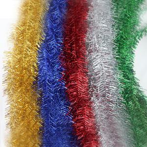 크리스마스 트리 장식용 철사 모루 은색 10줄 만들기