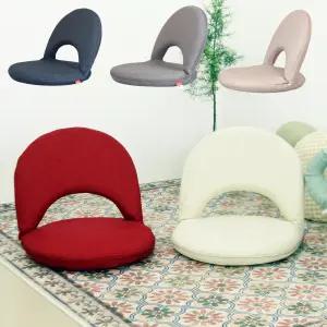 허리가 편한 1인 등받이 각도조절 좌식의자 접이식 플스의자 게이밍 독서 수유